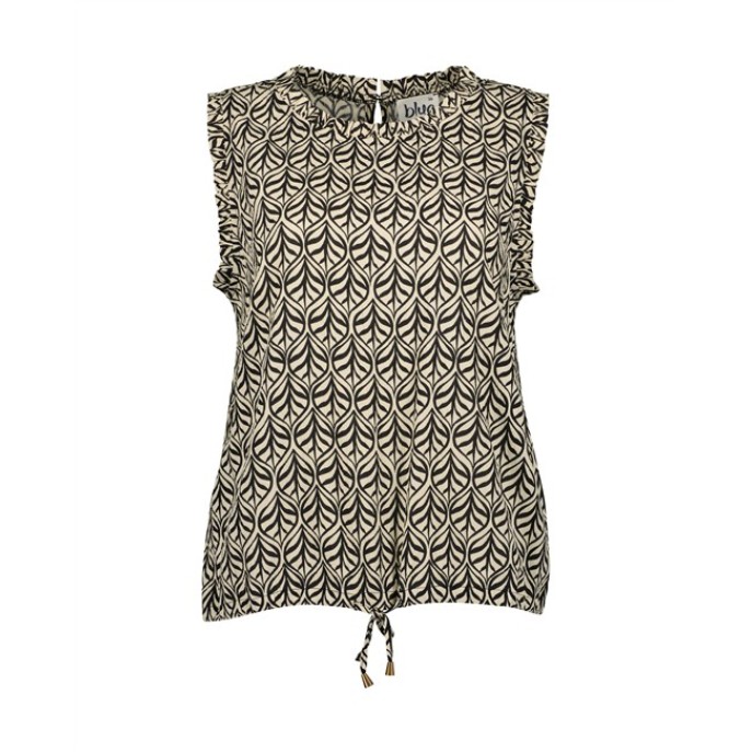 Blue Seven top zwart dessin 180299